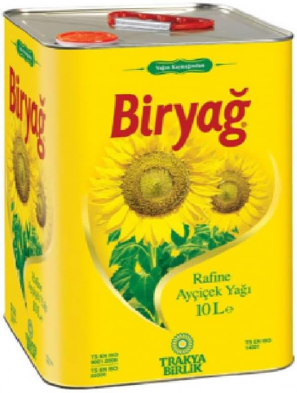 Biryağ Ayçiçek Yağı 10 lt Pet Dar Ağız Türkiye Menşeli